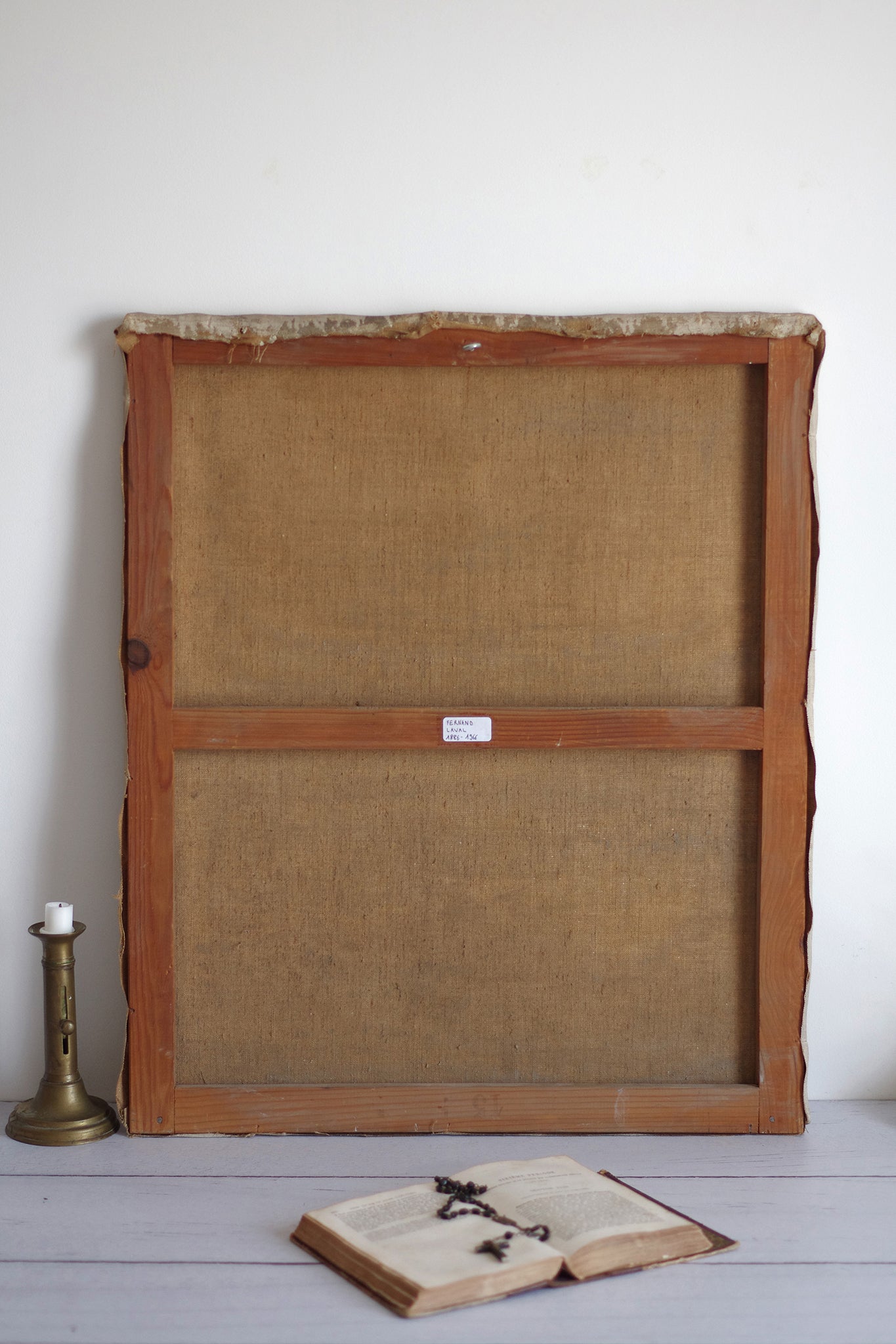 Notre Dame de Paris. Huile sur toile. Fernand LAVAL (1886-1966)