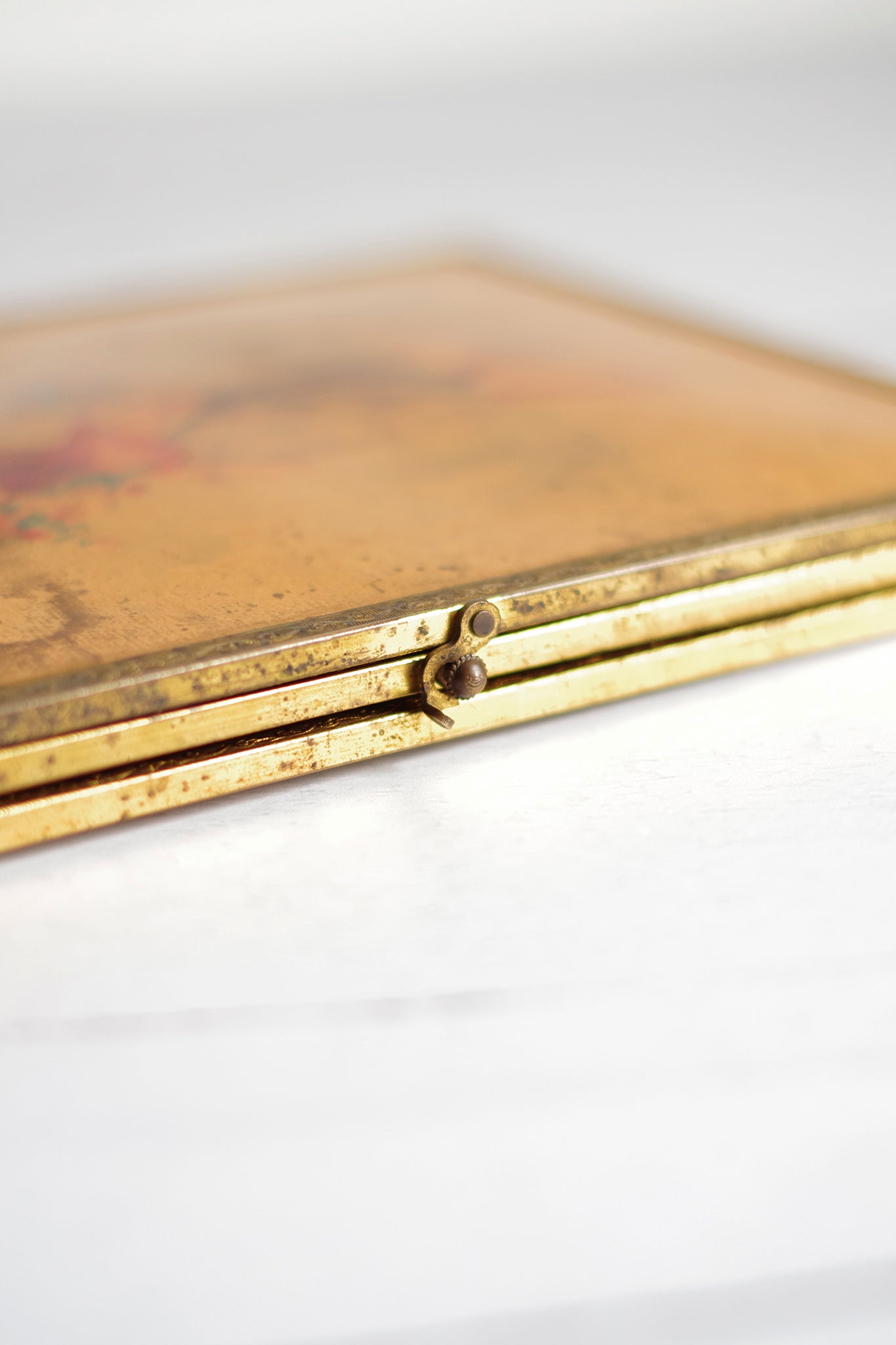 Miroir de barbier triptyque. Fin 19e siècle