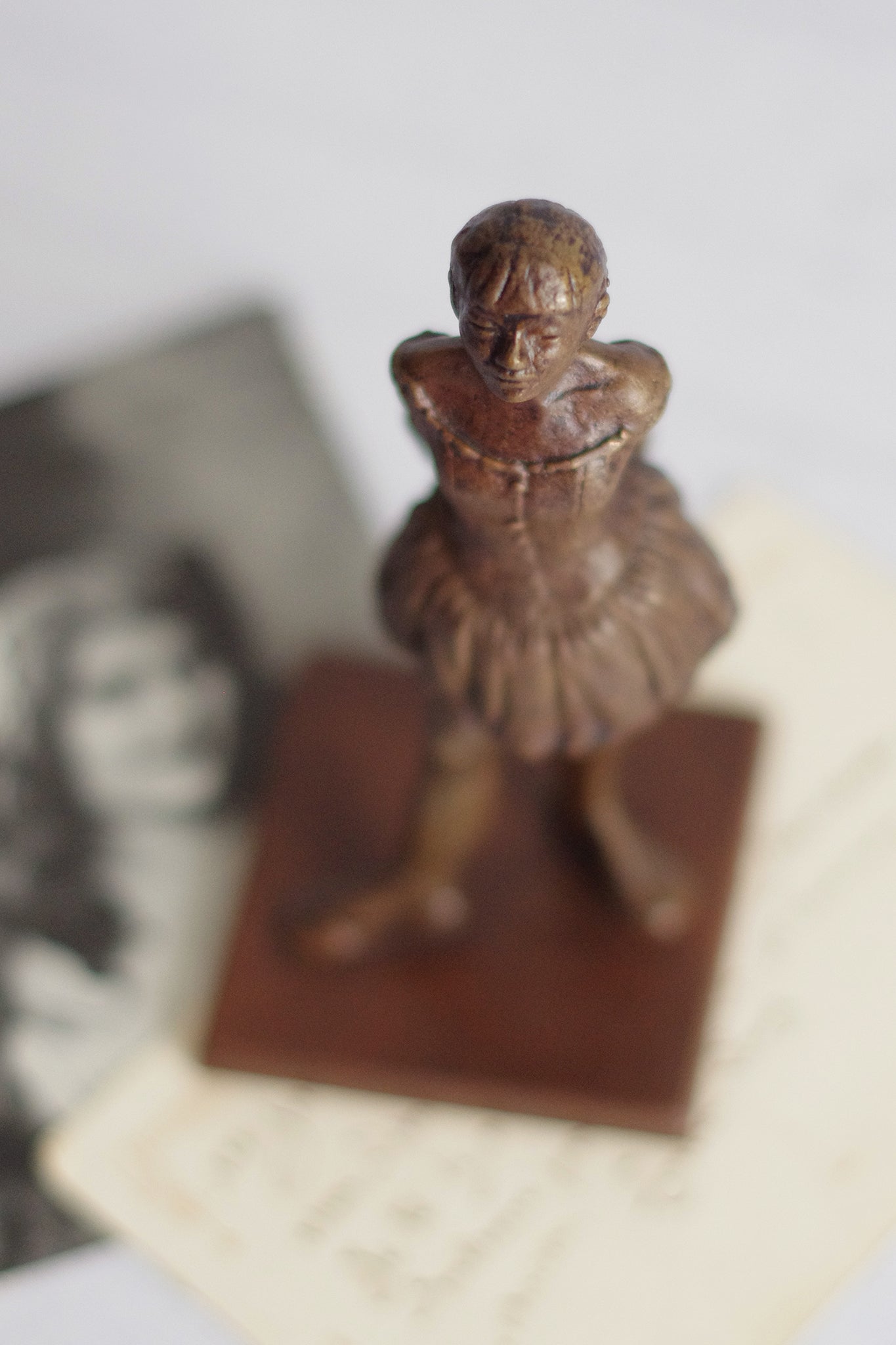 Figurine en bronze. La Petite Danseuse. Edgar Degas