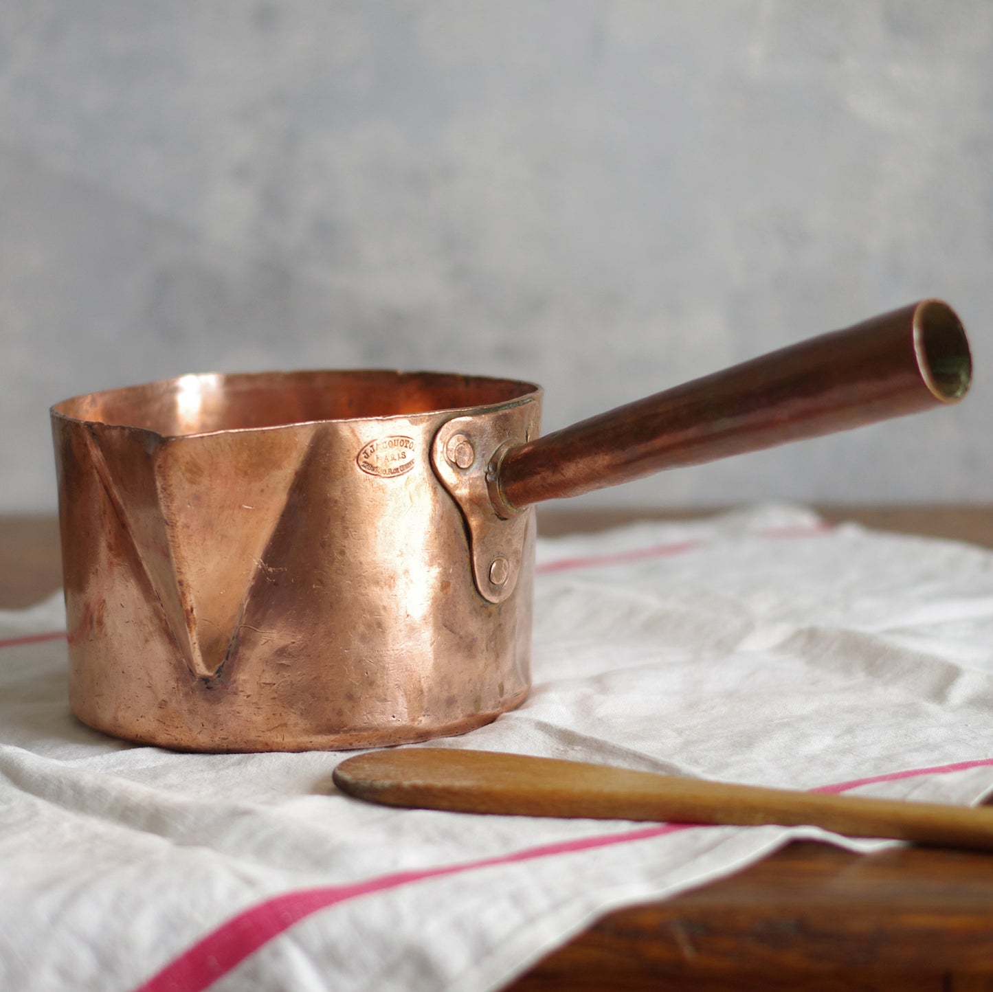 Casserole à caramel en cuivre Jacquotot Paris