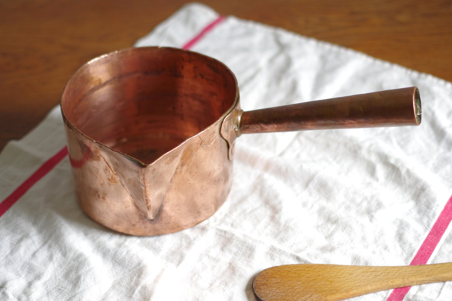 Casserole à caramel en cuivre Jacquotot Paris