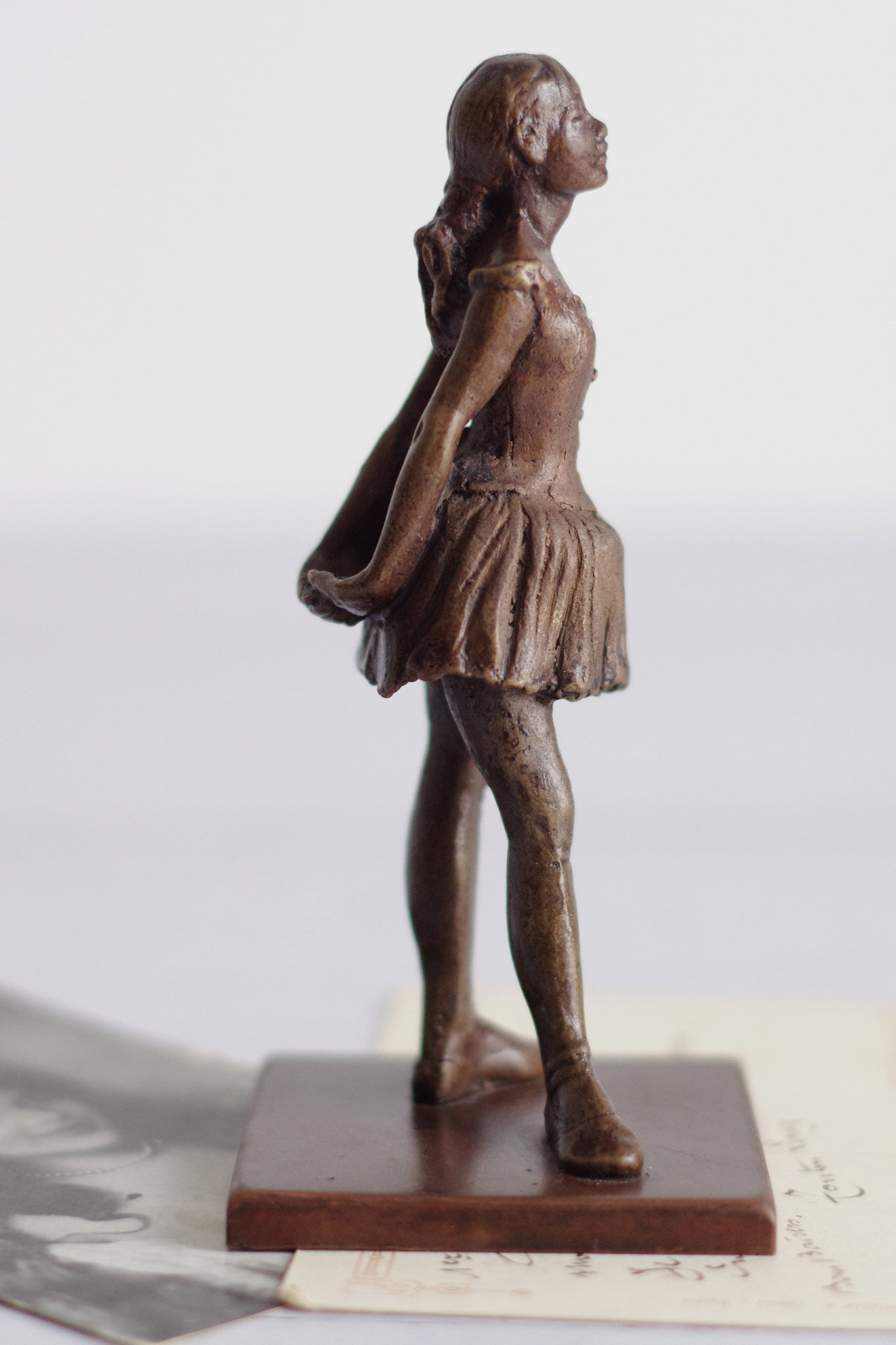 Figurine en bronze. La Petite Danseuse. Edgar Degas