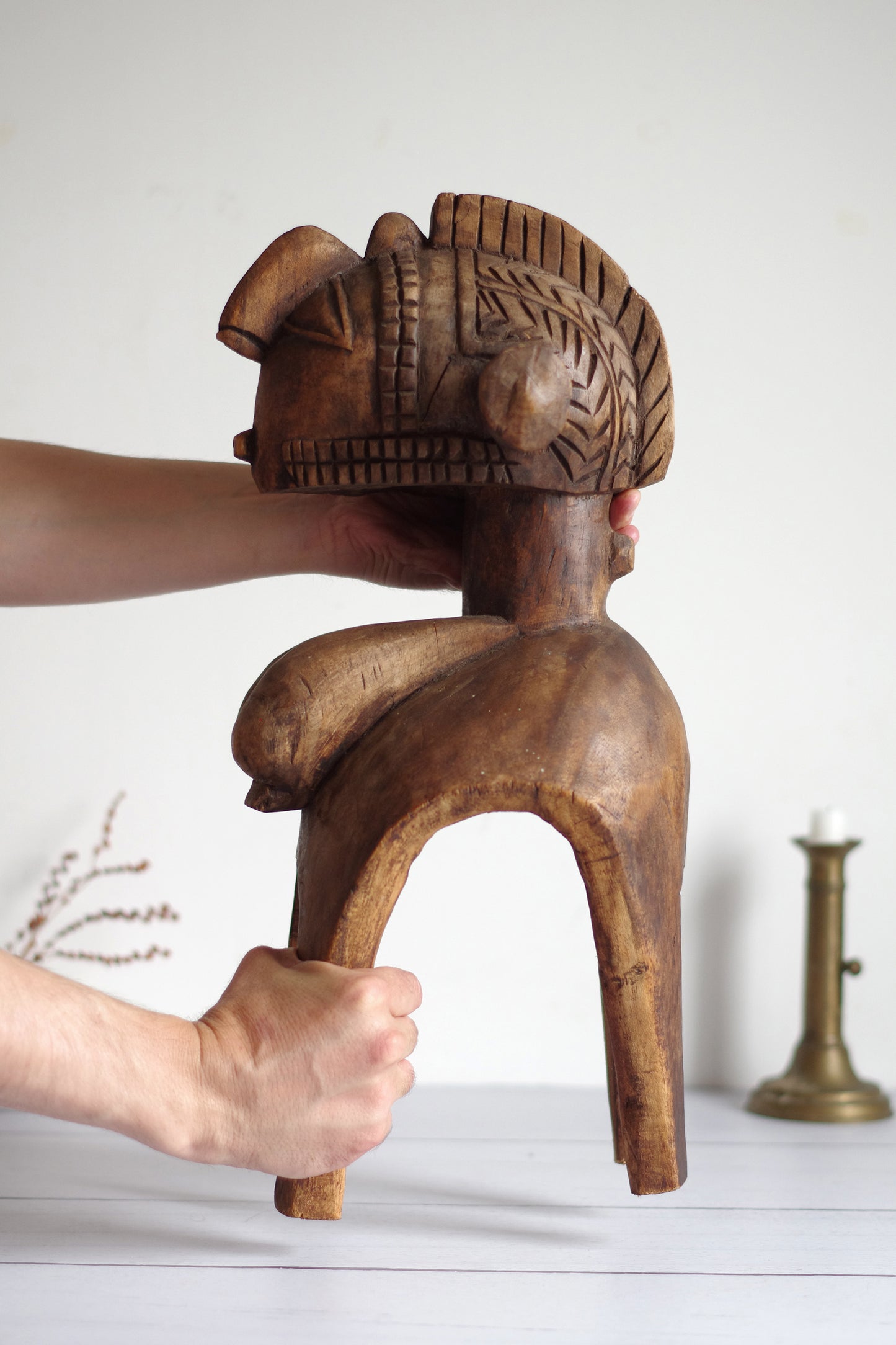 Tête Baga Nimba. Guinée Afrique. Art africain