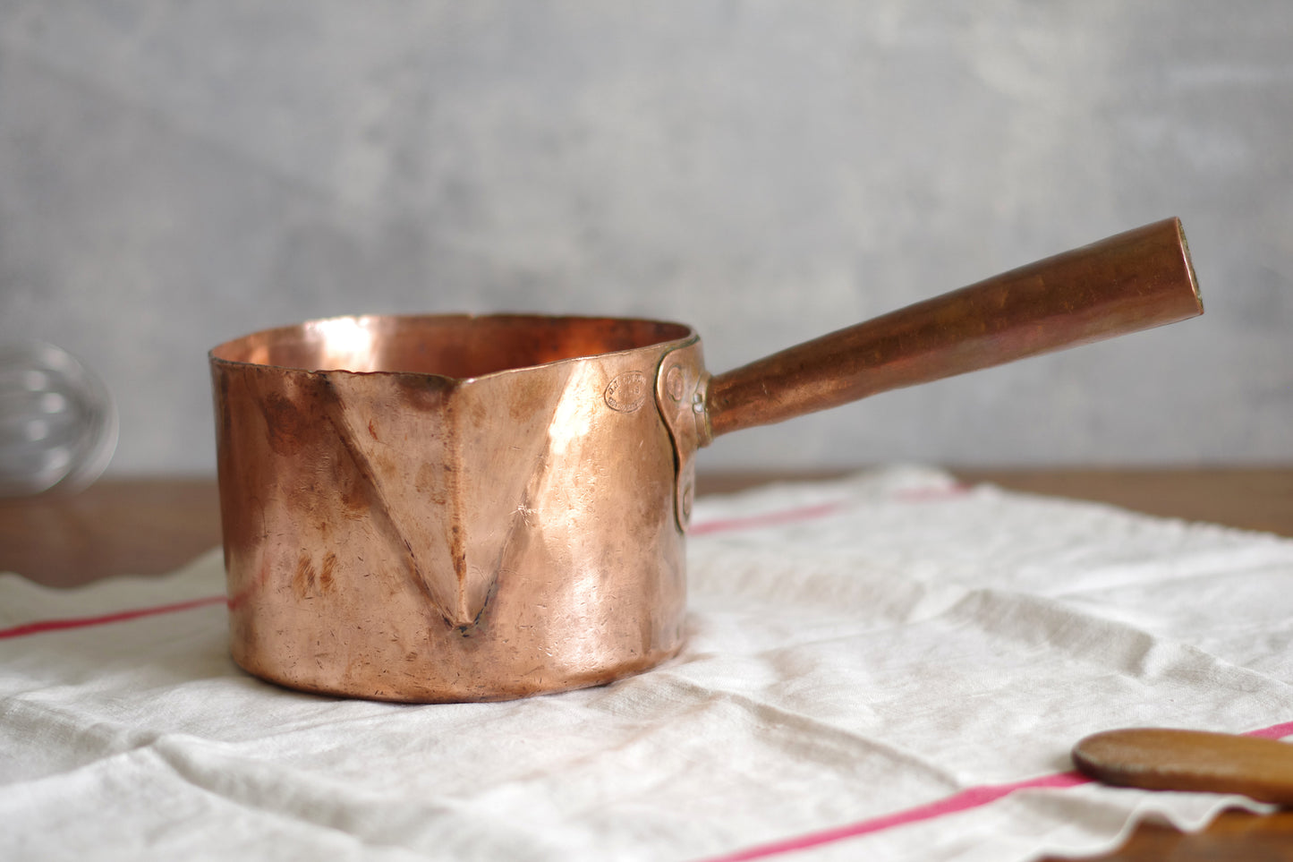 Casserole à caramel en cuivre Jacquotot Paris