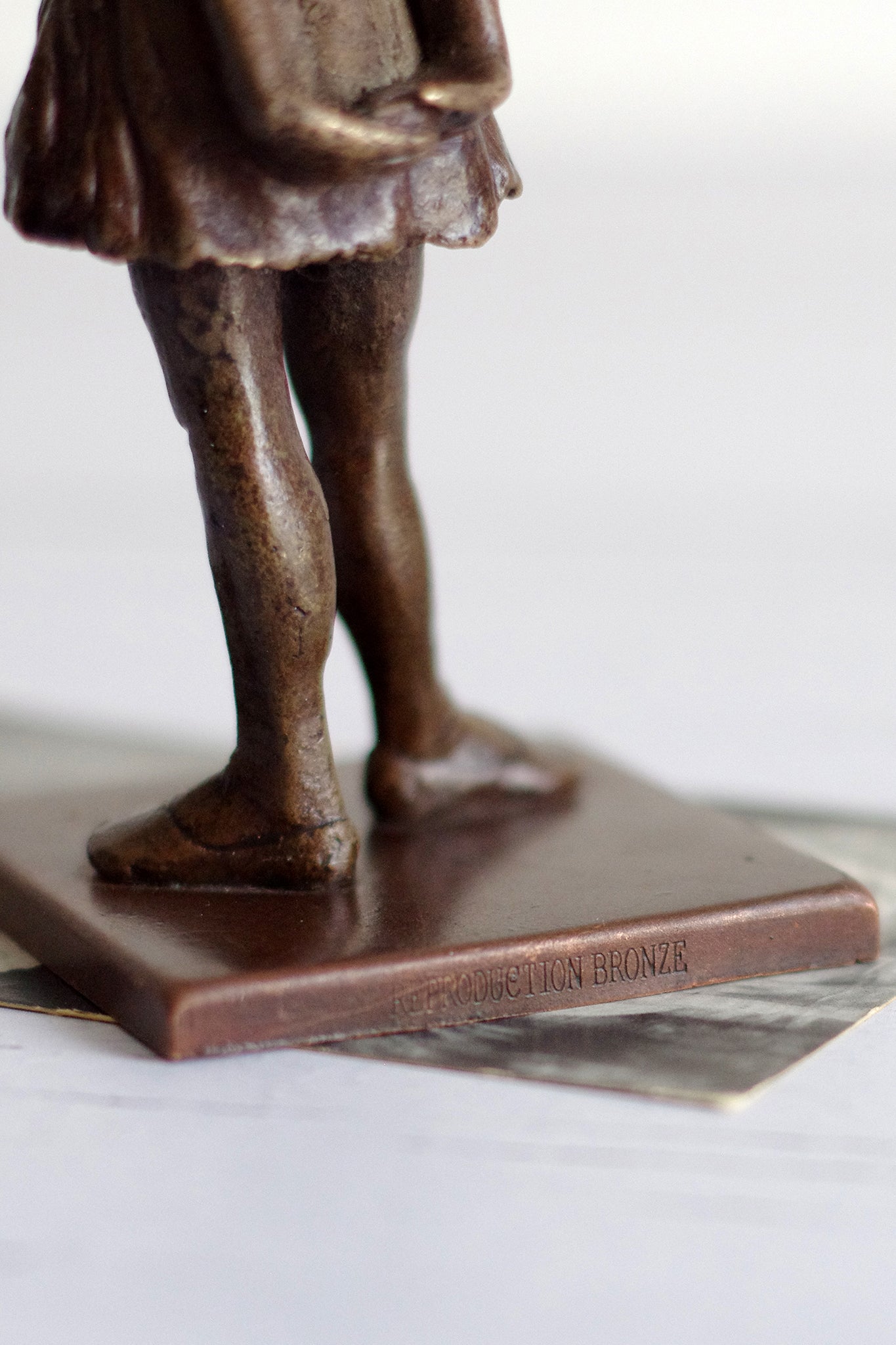 Figurine en bronze. La Petite Danseuse. Edgar Degas